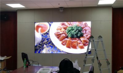 中交集團北京公司室內P2.0高清全彩LED顯示屏（安裝地點：北京中交集團會議室）